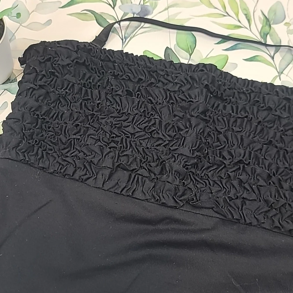 BCBG MAXAZRIA SWIM black one piece suite